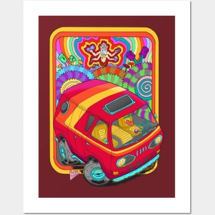 Classic Customized Van Posters and Art